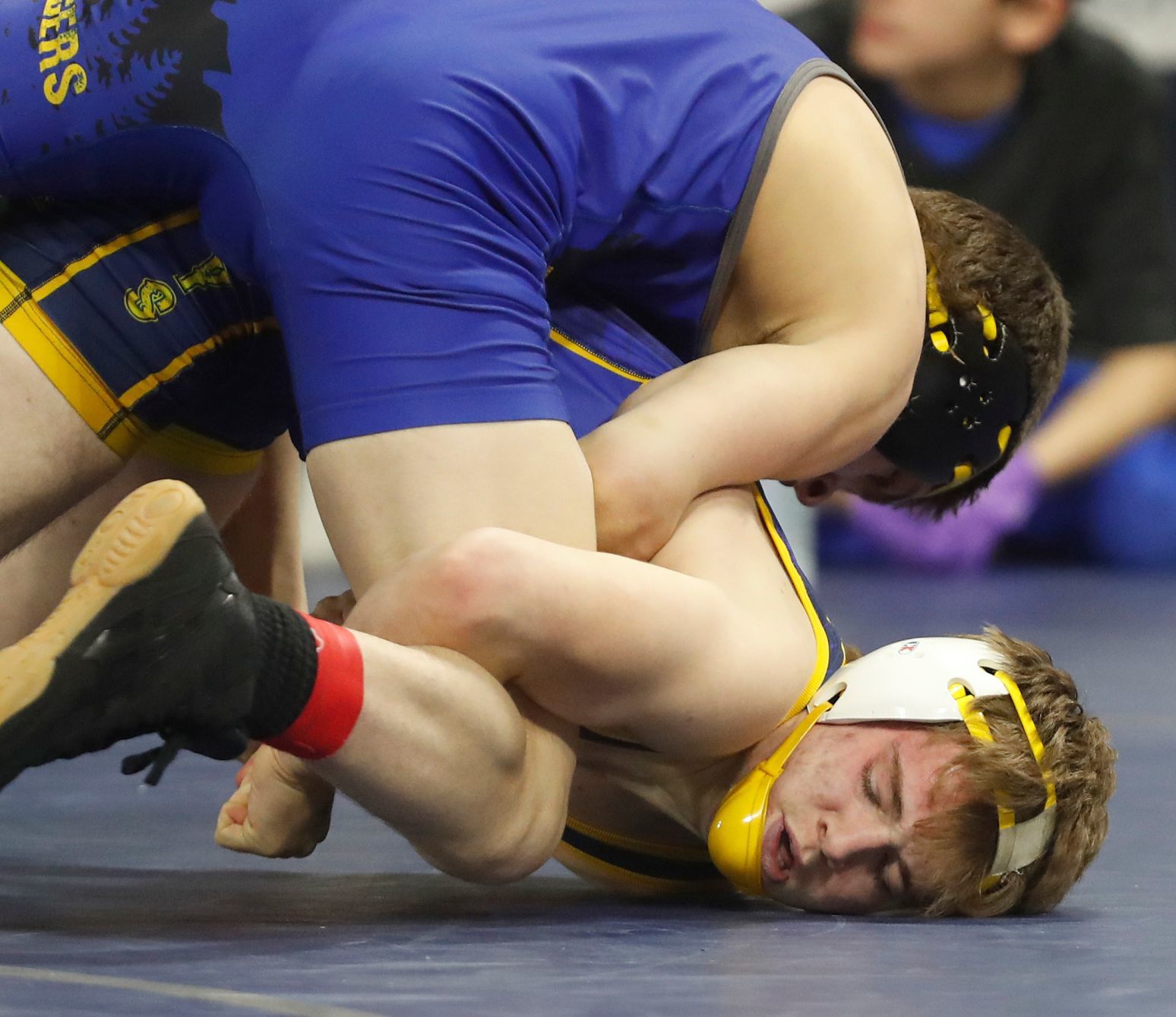First round of state wrestling